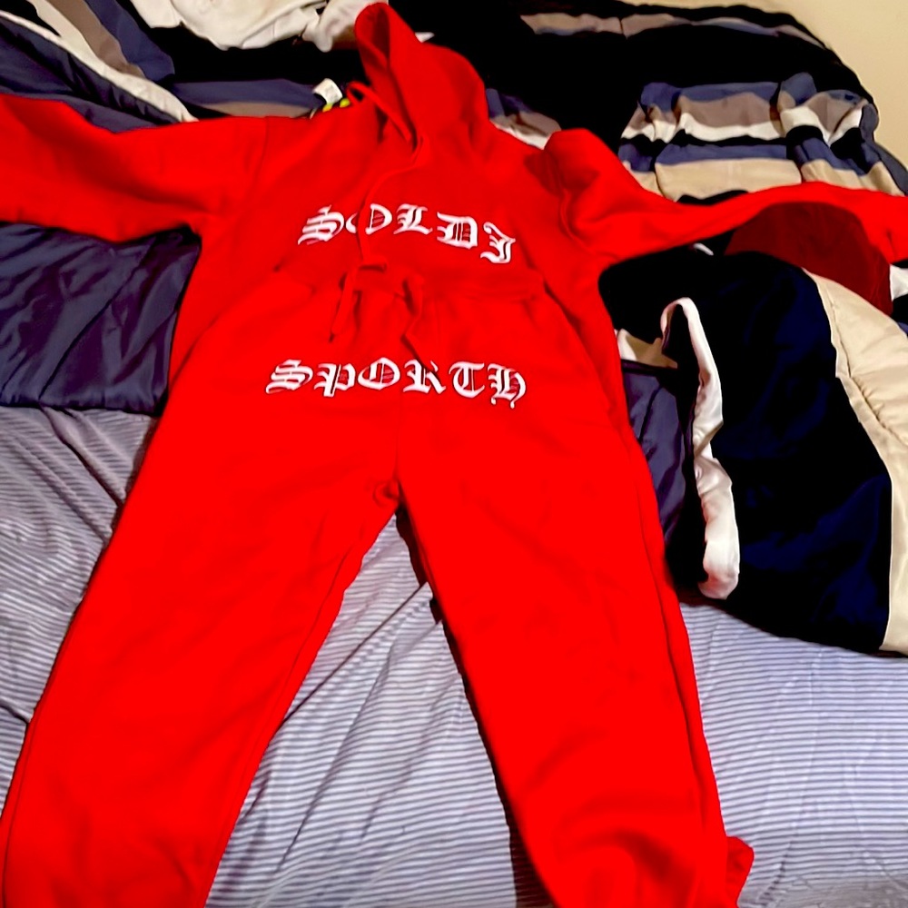 I am selling sweatpants and a sweater for $65 or less.